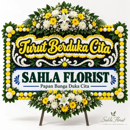 Papan Bunga Duka Wajo